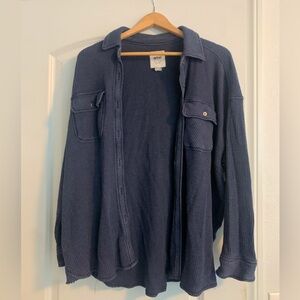 Aerie Slouchy Oversized button up